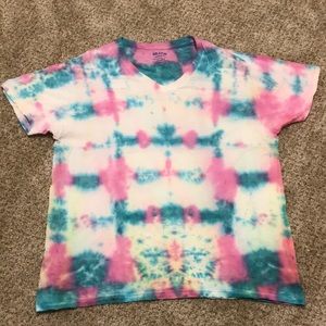 Homemade tie-dye tshirt